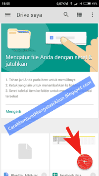 cara menggunakan Google Drive di Android