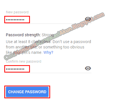cara mengganti password gmail lewat pc