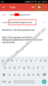 cara mengirim email