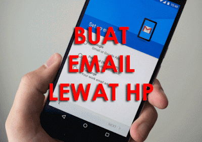 cara buat email baru lewat hp android