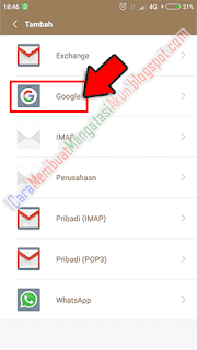 cara menambah akun gmail di hp xiaomi 4x