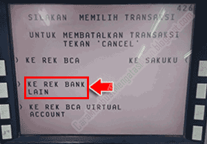 transfer ke bank lain