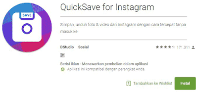 cara download video instagram android
