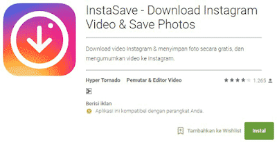 cara download video instagram di hp