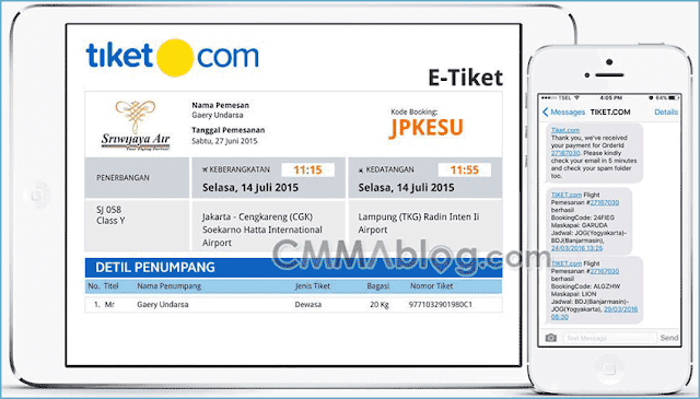 Panduan Cara Pesan Tiket Pesawat Online di Web Tiket.com