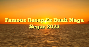 CMMA BLOG News | Famous Resep Es Buah Naga Segar 2023